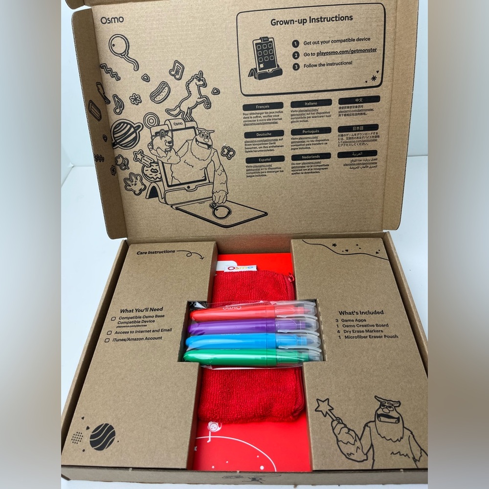 Osmo Learning Bundle Coding, Monster, Words, Numbers, Tangram Sets - Picture 9 of 11